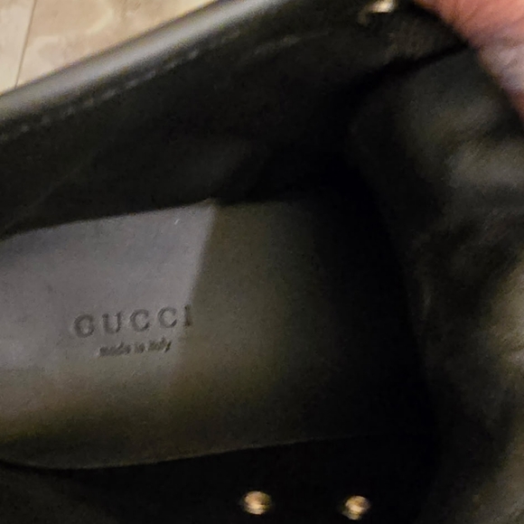 Gucci Pre-owned Black High-Top Womens Cloth Cross Trainers - Picture 7 of 8